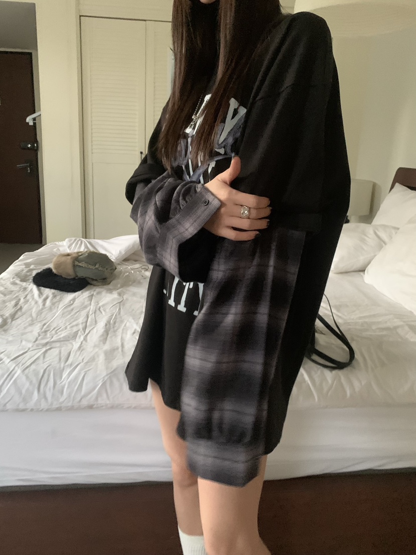 OKIE東大門實拍女士新品真品時尚推薦休閑熱賣人氣長袖T恤OKIE長袖T恤