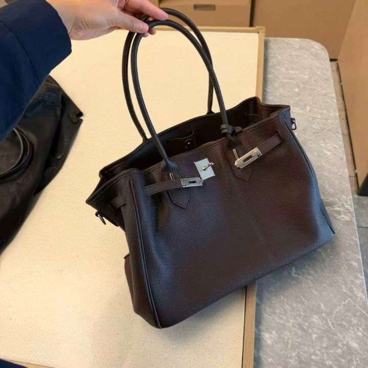 TROUVAILLE東大門實拍女裝新款真品人氣熱賣推薦手提包牛皮TROUVAILLE手提包圖色2