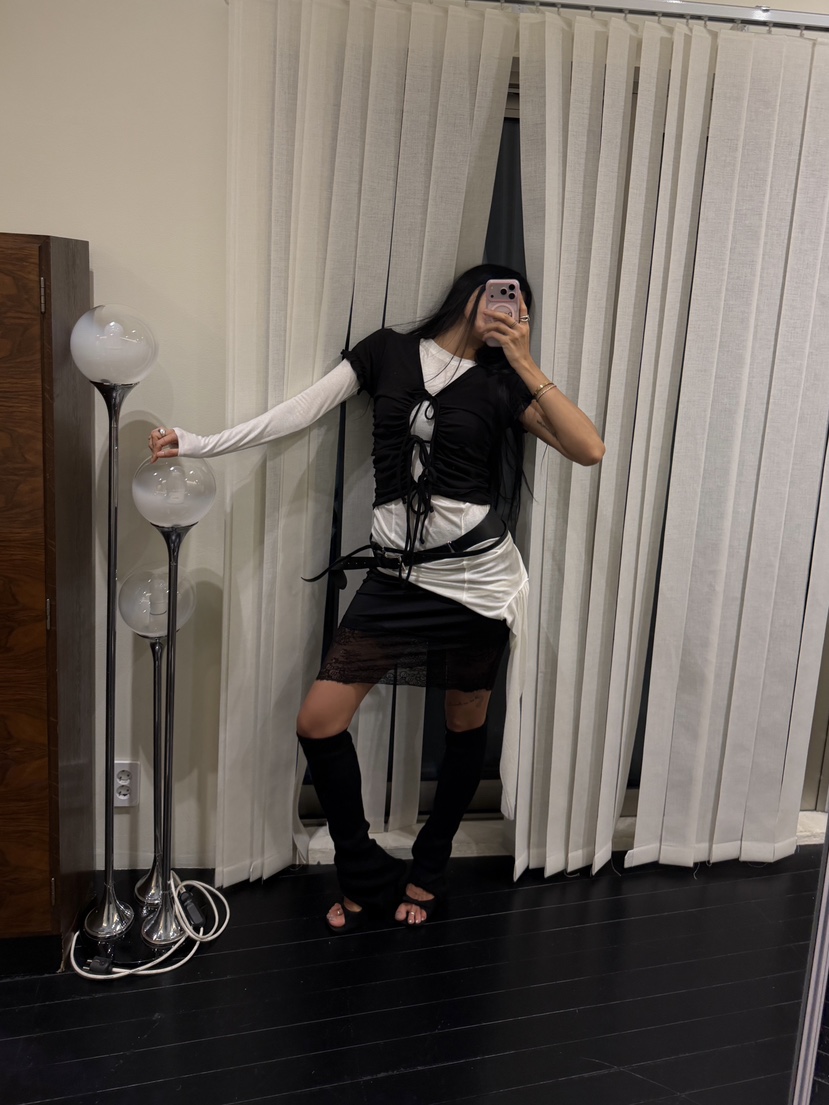 ABBEYLEE韓國代購女士新款人氣真品休閑時尚半身裙中短裙ABBEYLEE半身裙/中短裙