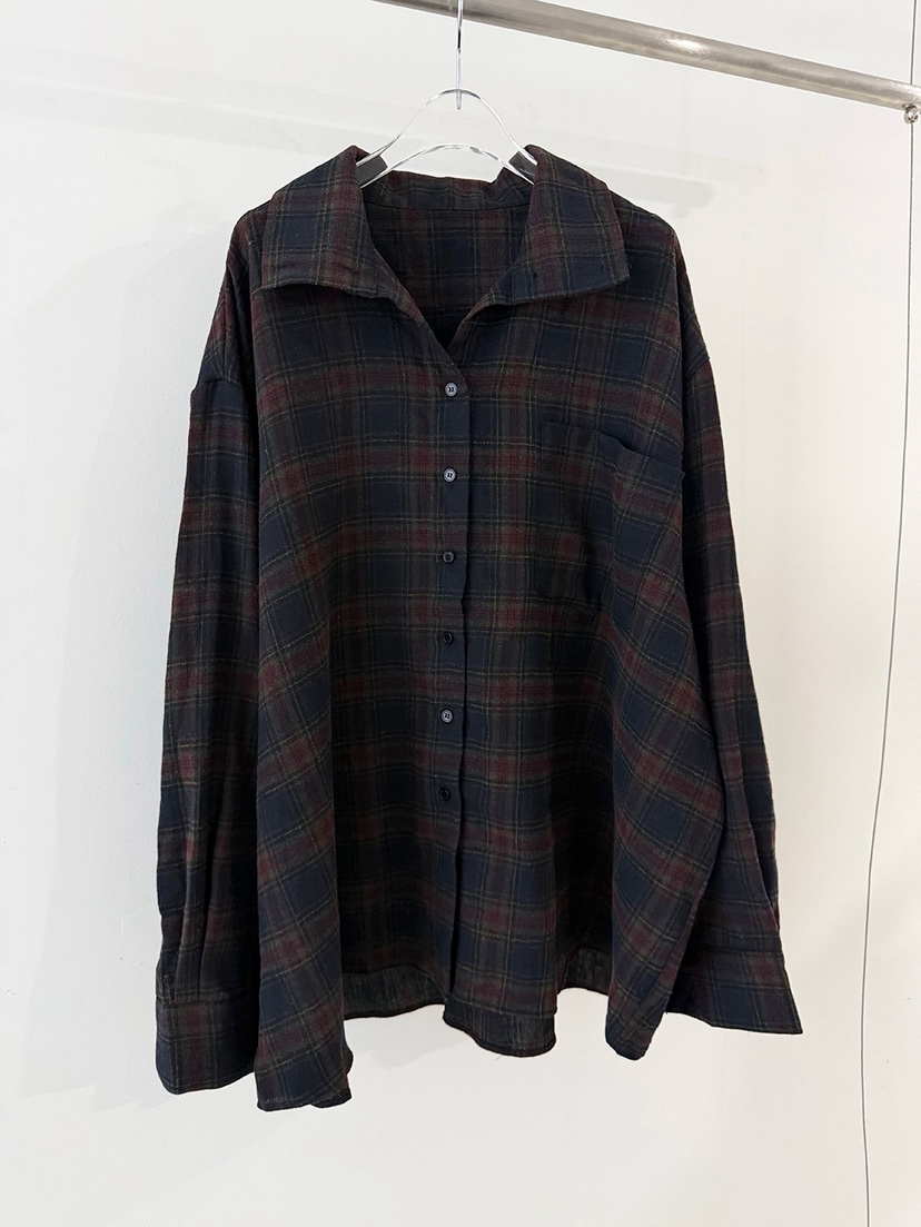 OKIE東大門實拍女裝新品推薦真品熱賣時尚襯衫蕾絲衫格子OKIE襯衫/蕾絲衫圖色1