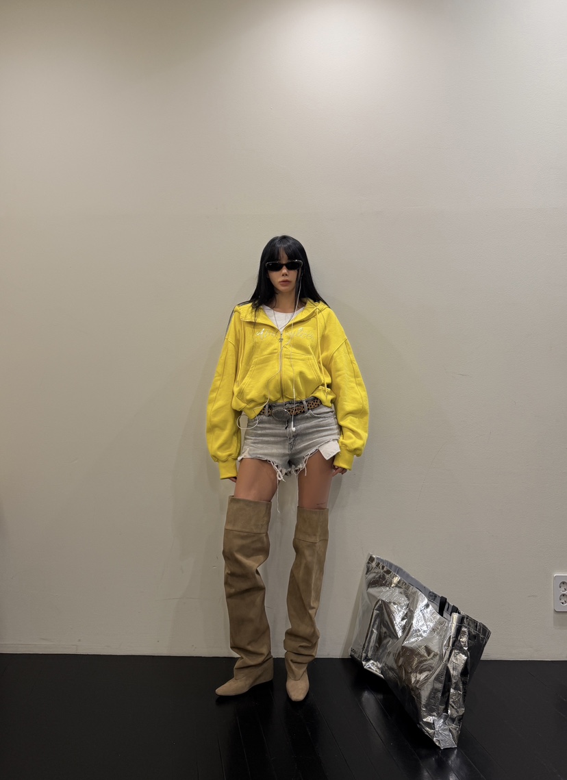 ABBEYLEE東大門直郵女士新款時尚真品推薦衛衣拉鏈連帽衫ABBEYLEE衛衣