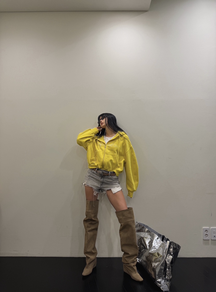 ABBEYLEE東大門直郵女士新款時尚真品推薦衛衣拉鏈連帽衫ABBEYLEE衛衣
