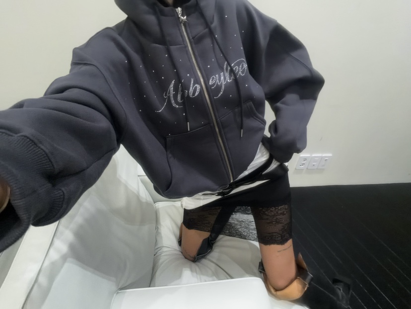 ABBEYLEE東大門直郵女士新款時尚真品推薦衛衣拉鏈連帽衫ABBEYLEE衛衣