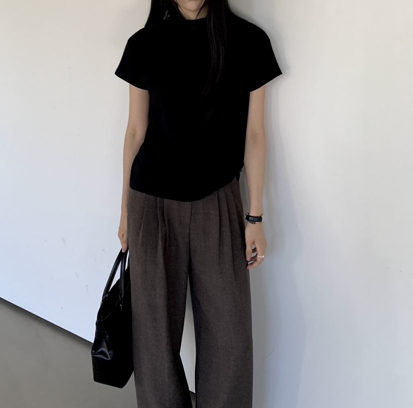 MUYBIEN東大門實拍女士新款時尚熱賣推薦人氣真品休閑休閑褲MUYBIEN休閑褲