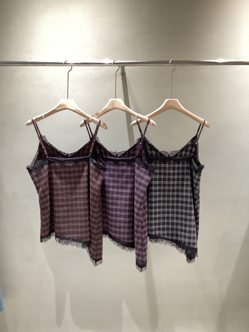 NEAR LEAP-P東大門代購女士新款熱賣真品推薦吊帶背心格紋NEAR LEAP/The N:L吊帶/背心
