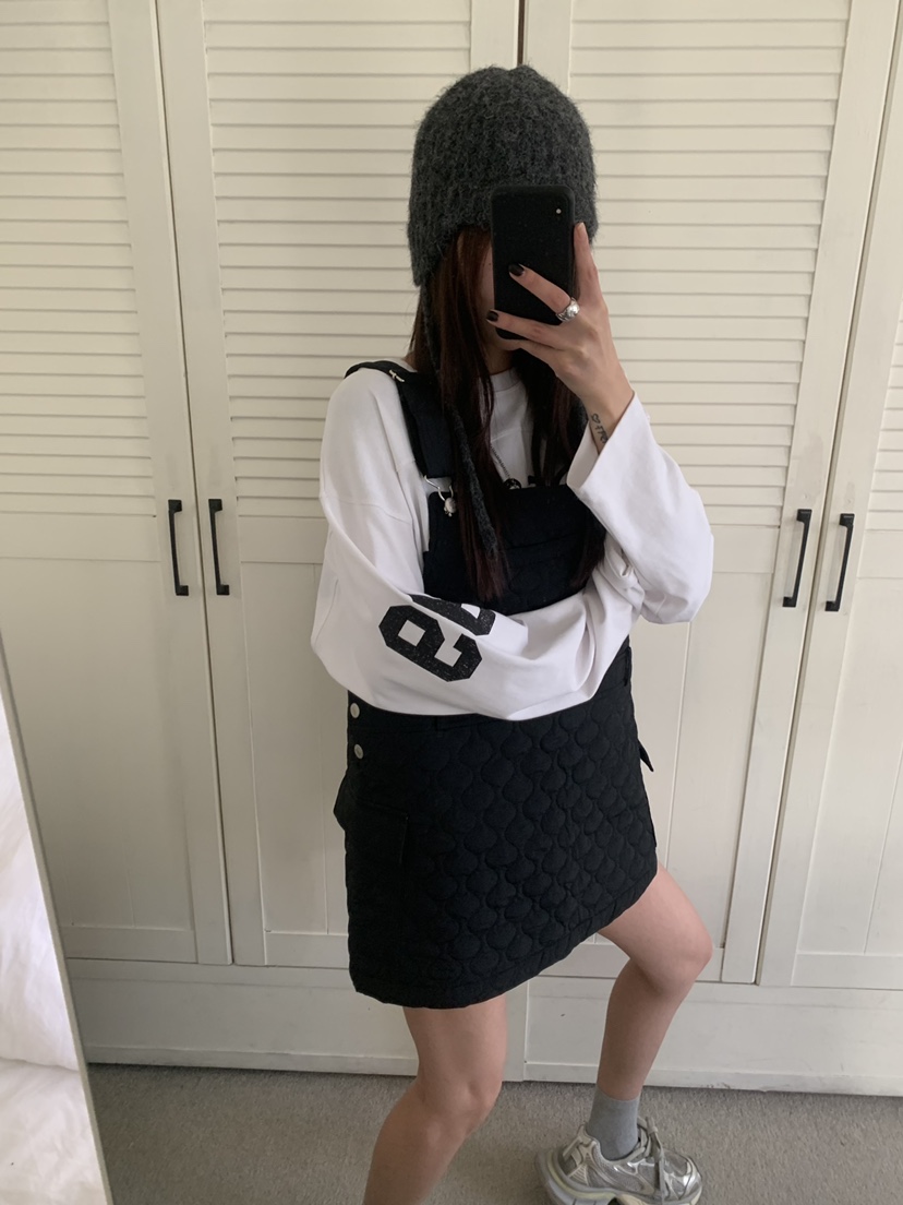 OKIE東大門直郵女士新款休閑推薦真品時尚熱賣連衣裙絎縫OKIE連衣裙