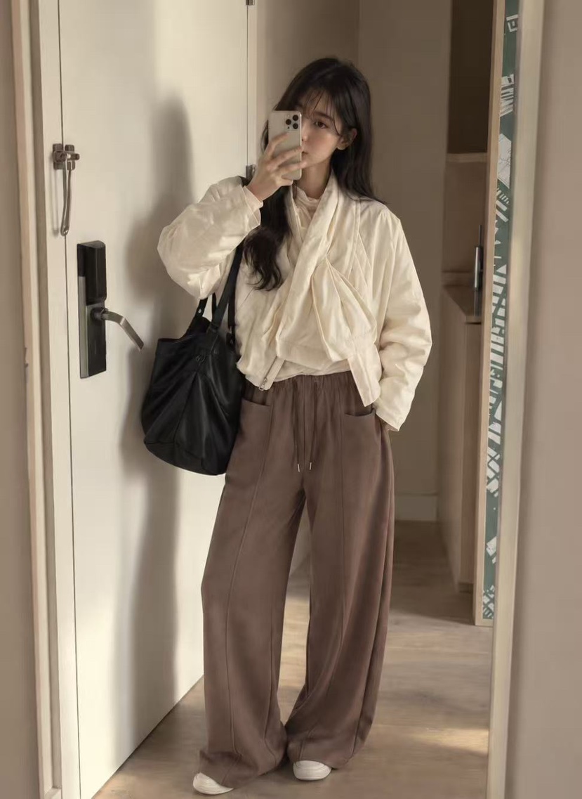 BUTTER-P韓國代購女裝新款休閑熱賣短款羽絨服羽絨服含圍巾BUTTER-P短款羽絨服