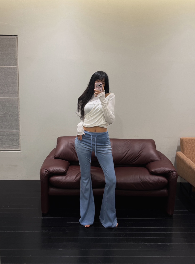 ABBEYLEE韓國直郵女裝新品時尚人氣推薦休閑真品休閑褲加厚ABBEYLEE休閑褲