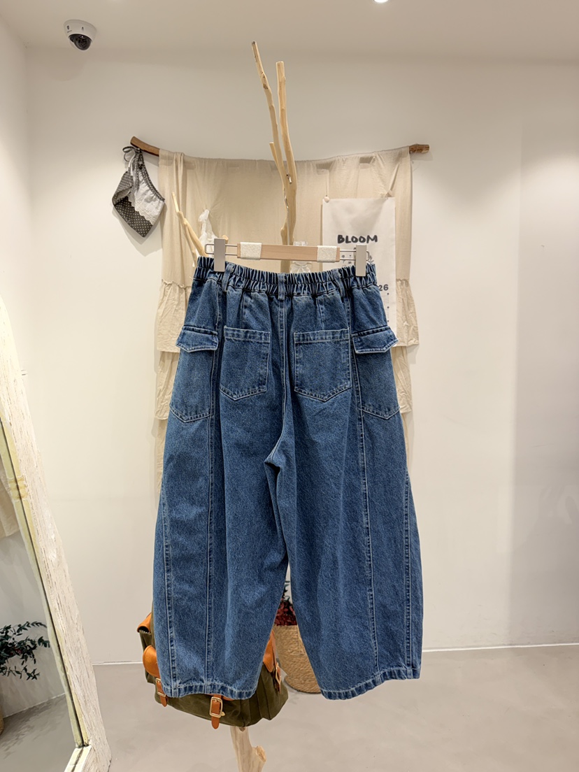 BLOOM東大門直郵女士新品時尚熱賣休閑真品推薦牛仔褲口袋BLOOM-S牛仔褲
