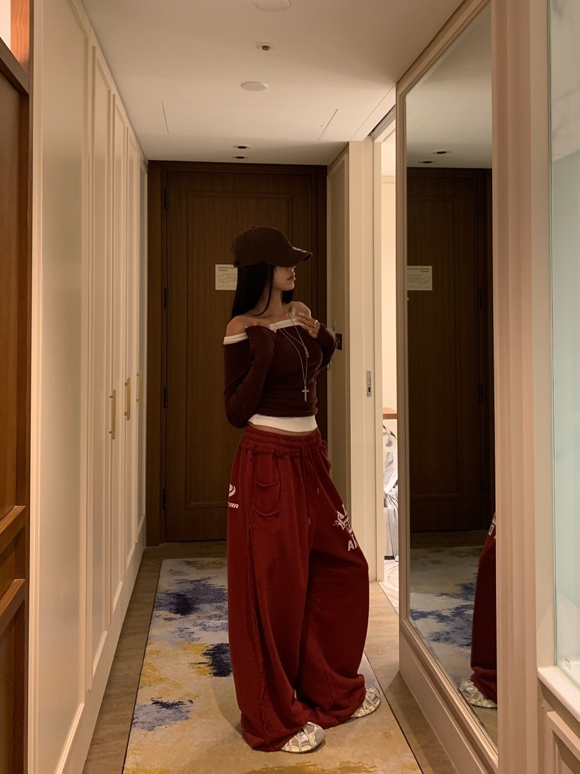BADCALM韓國直郵女士新款熱賣休閑真品時尚人氣推薦長袖T恤BADCALM長袖T恤圖色2