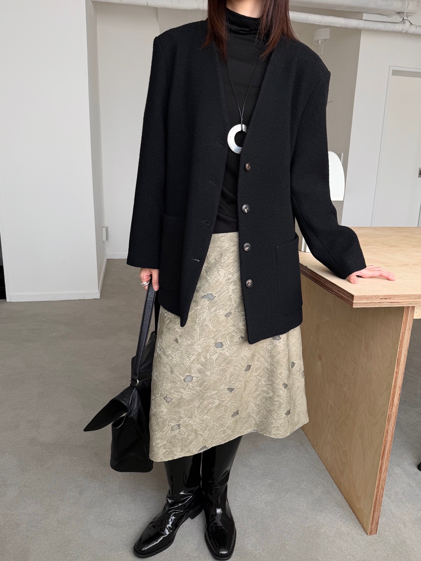 OP PER韓國直郵女裝新品真品休閑推薦熱賣時尚半身裙中短裙OPPER-simplebeige半身裙/中短裙