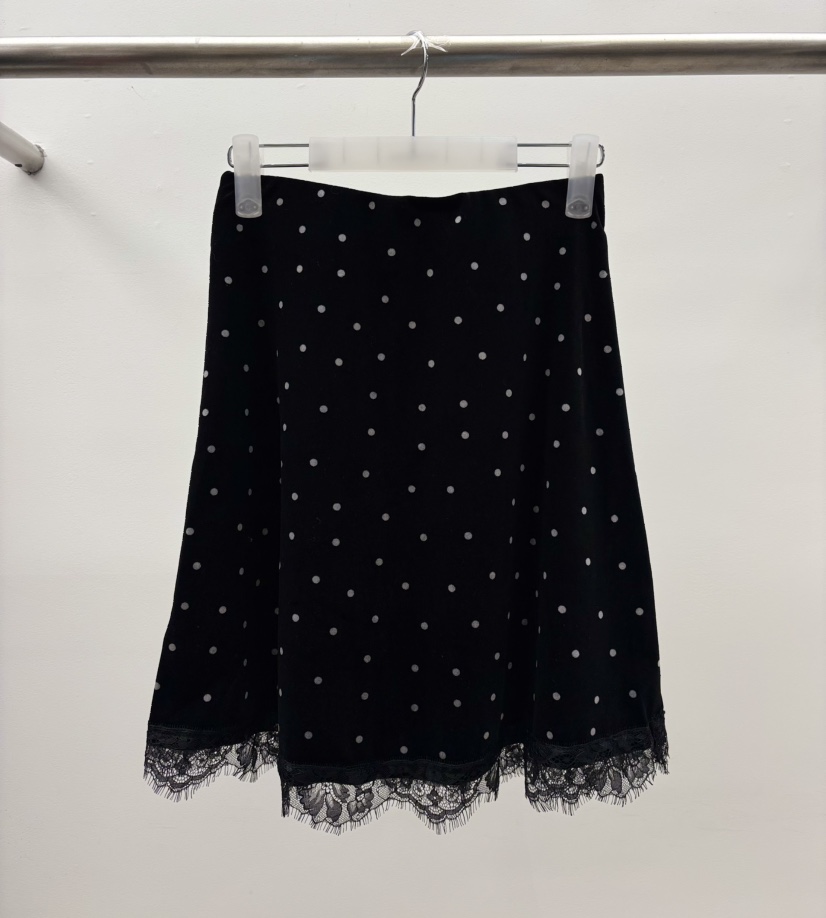 INTHEEND韓國直郵女士新品真品休閑熱賣半身裙中短裙天鵝絨INTHEEND半身裙/中短裙