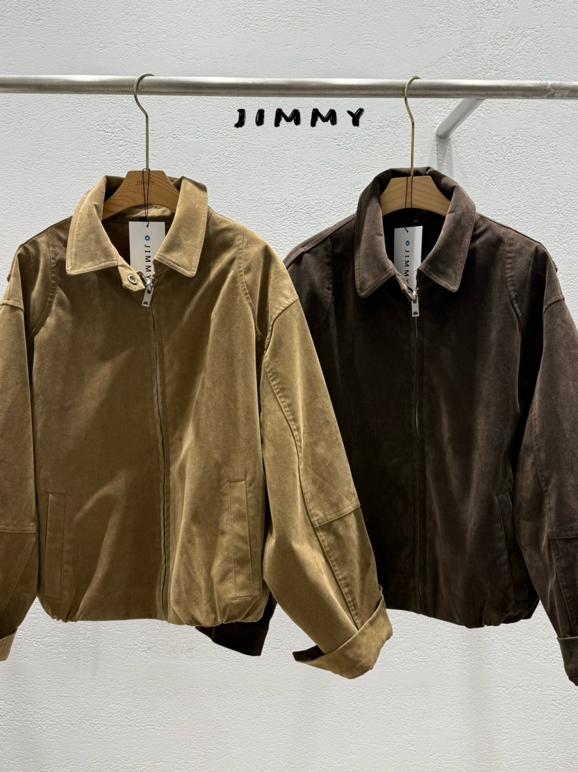 JIMMY東大門直郵女裝新品人氣熱賣時尚推薦休閑真品夾克麂皮JIMMY/REMAKE夾克
