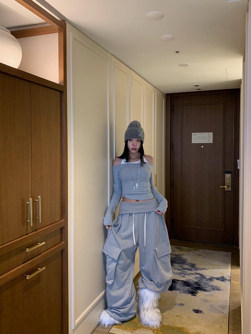 BADCALM東大門實拍女士新品推薦休閑人氣熱賣時尚真品休閑褲BADCALM休閑褲