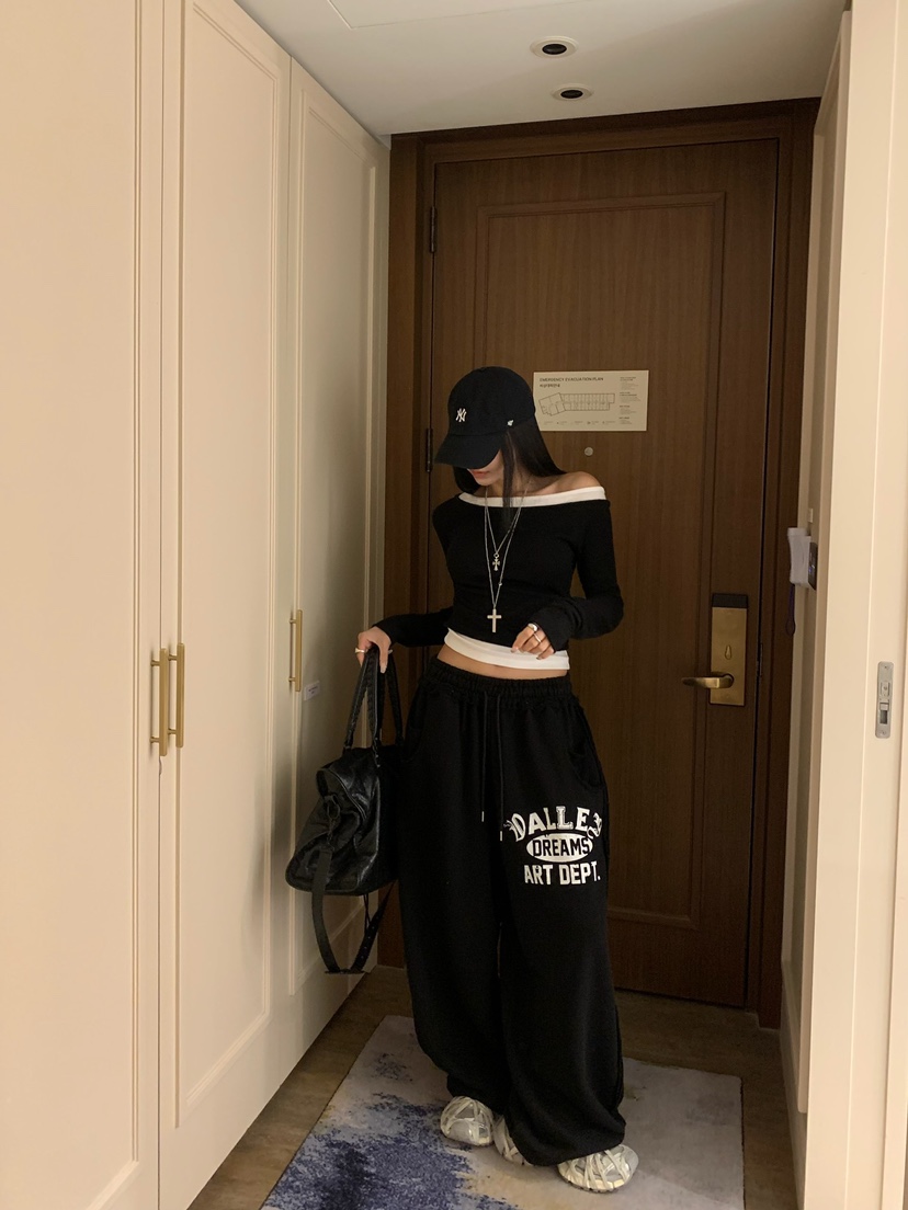 BADCALM東大門代購女士新款時尚真品熱賣休閑人氣推薦休閑褲BADCALM休閑褲