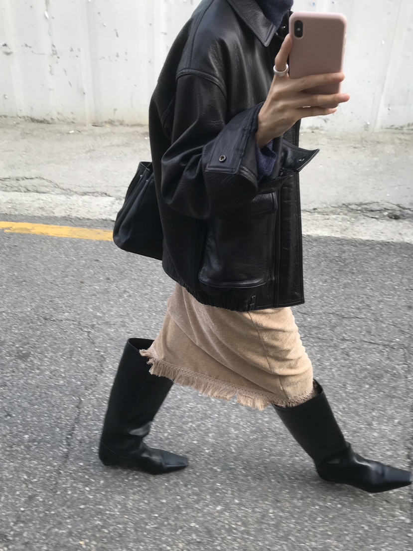 LOFN韓國代購女士新品推薦休閑時尚人氣真品半身裙中短裙LOFN半身裙/中短裙