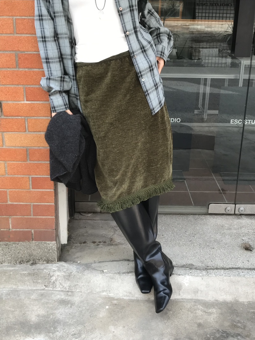 LOFN韓國代購女士新品推薦休閑時尚人氣真品半身裙中短裙LOFN半身裙/中短裙