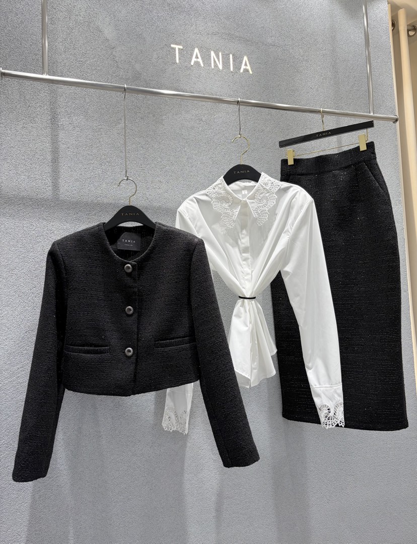 TANIA韓國代購女士新品真品休閑人氣推薦時尚熱賣襯衫蕾絲衫TANIA襯衫/蕾絲衫