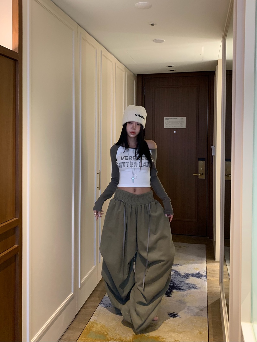 BADCALM韓國直郵女士新款推薦人氣真品休閑時尚熱賣長袖T恤BADCALM長袖T恤
