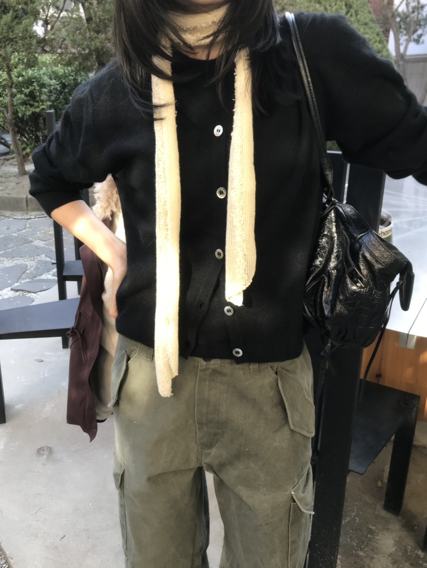 LOFN東大門實拍女裝新品熱賣時尚推薦休閑人氣真品開衫LOFN開衫