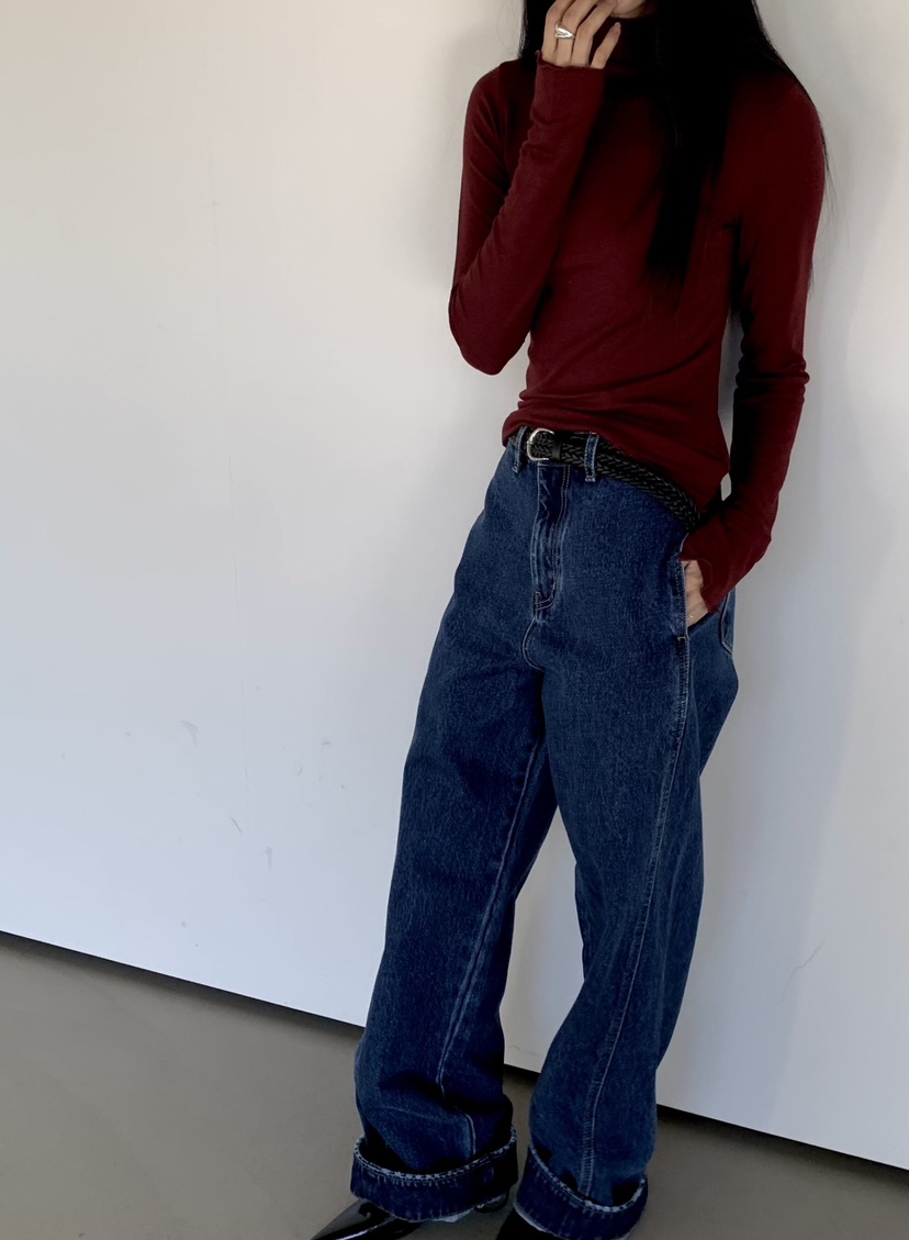 MUYBIEN東大門實拍女士新品人氣真品推薦休閑長袖T恤氨綸MUYBIEN長袖T恤