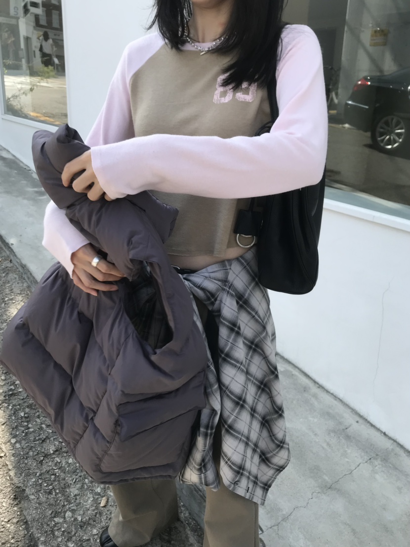 LOFN東大門代購女士新品人氣休閑真品時尚推薦熱賣長袖T恤LOFN長袖T恤