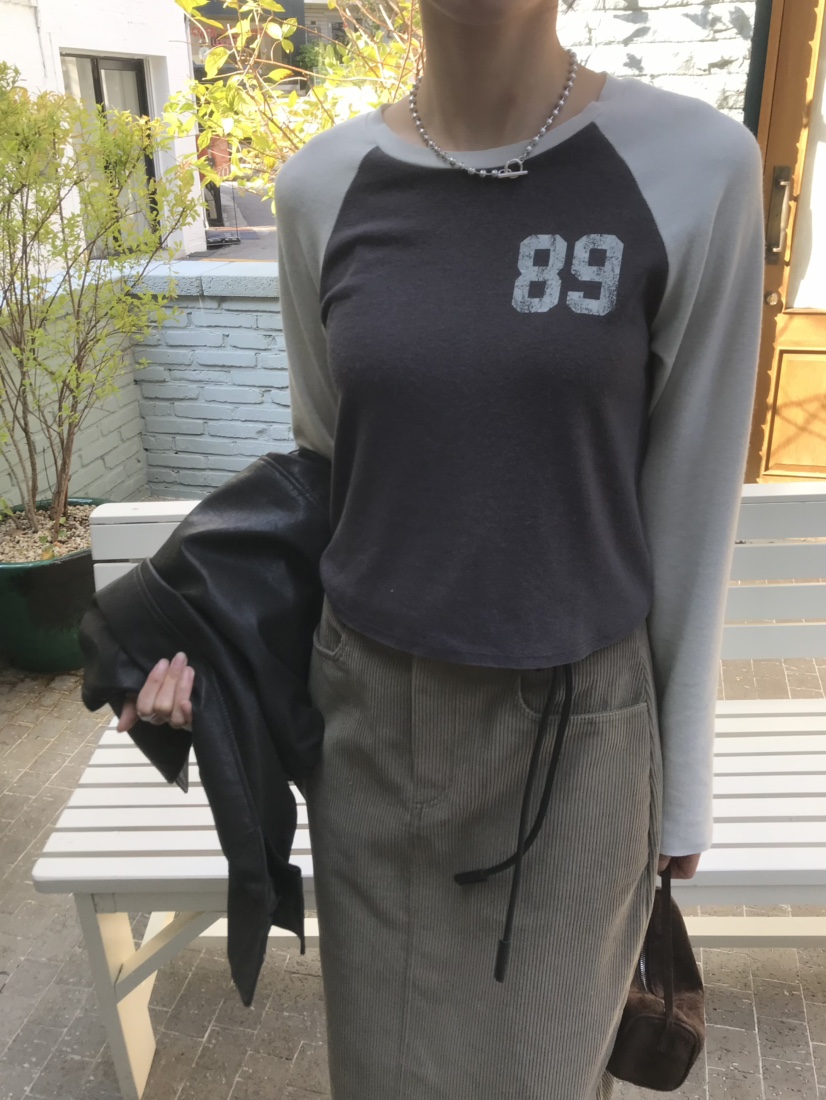 LOFN東大門代購女士新品人氣休閑真品時尚推薦熱賣長袖T恤LOFN長袖T恤