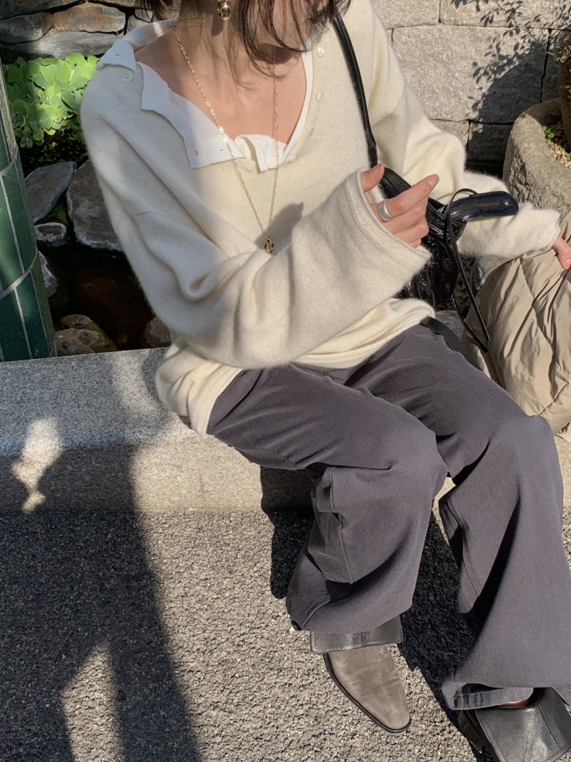 LOFN東大門實拍女士新款真品推薦休閑熱賣人氣時尚牛仔褲LOFN牛仔褲