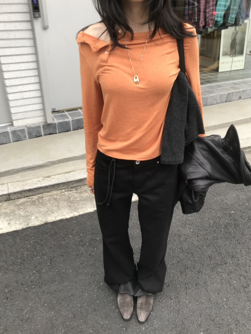 LOFN東大門代購女裝新款推薦熱賣時尚人氣真品休閑長袖T恤LOFN長袖T恤