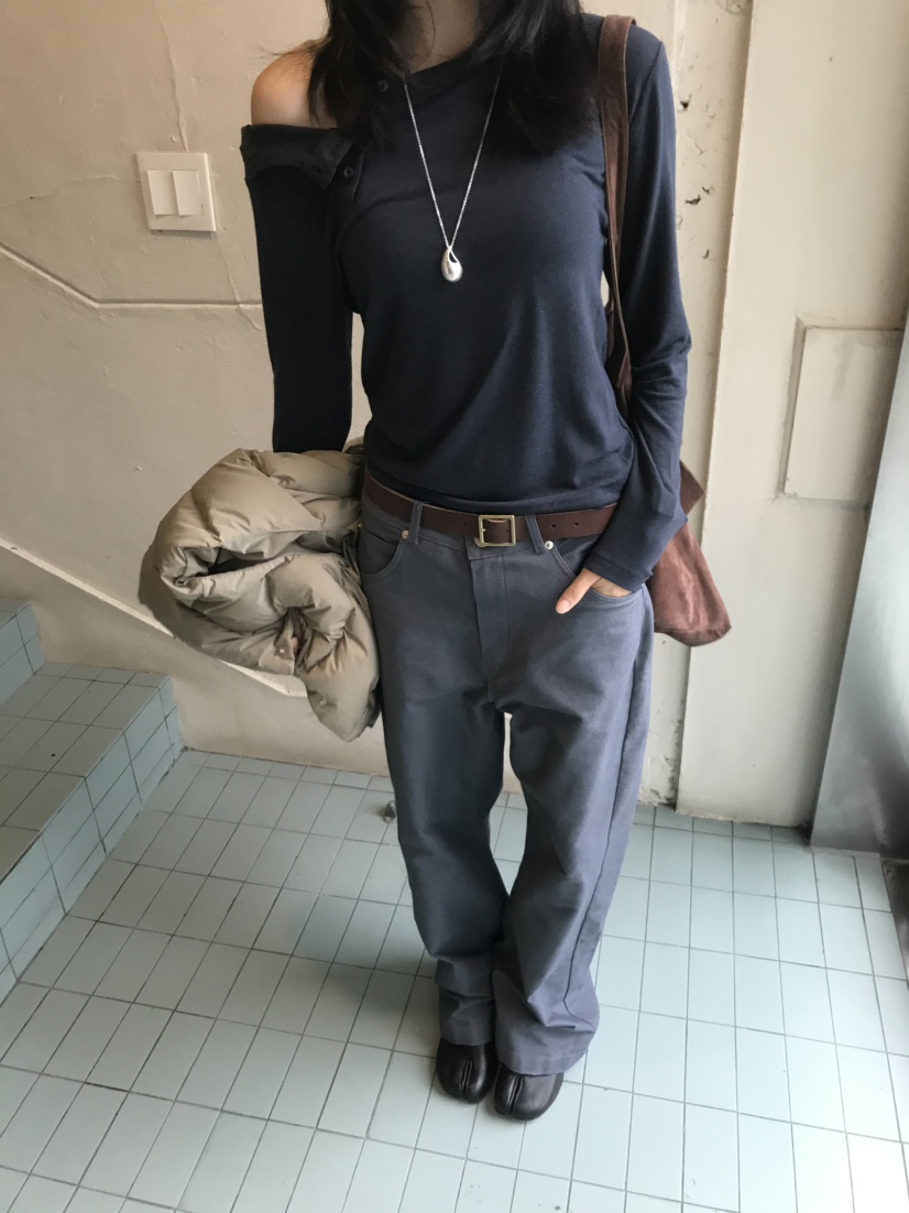 LOFN東大門代購女裝新款推薦熱賣時尚人氣真品休閑長袖T恤LOFN長袖T恤