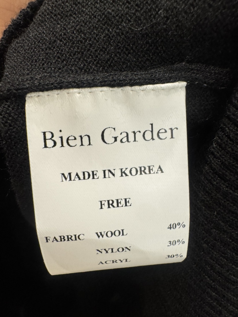 BIEN GARDER東大門實拍女裝新品時尚真品推薦針織衫高領BIEN GARDER針織衫