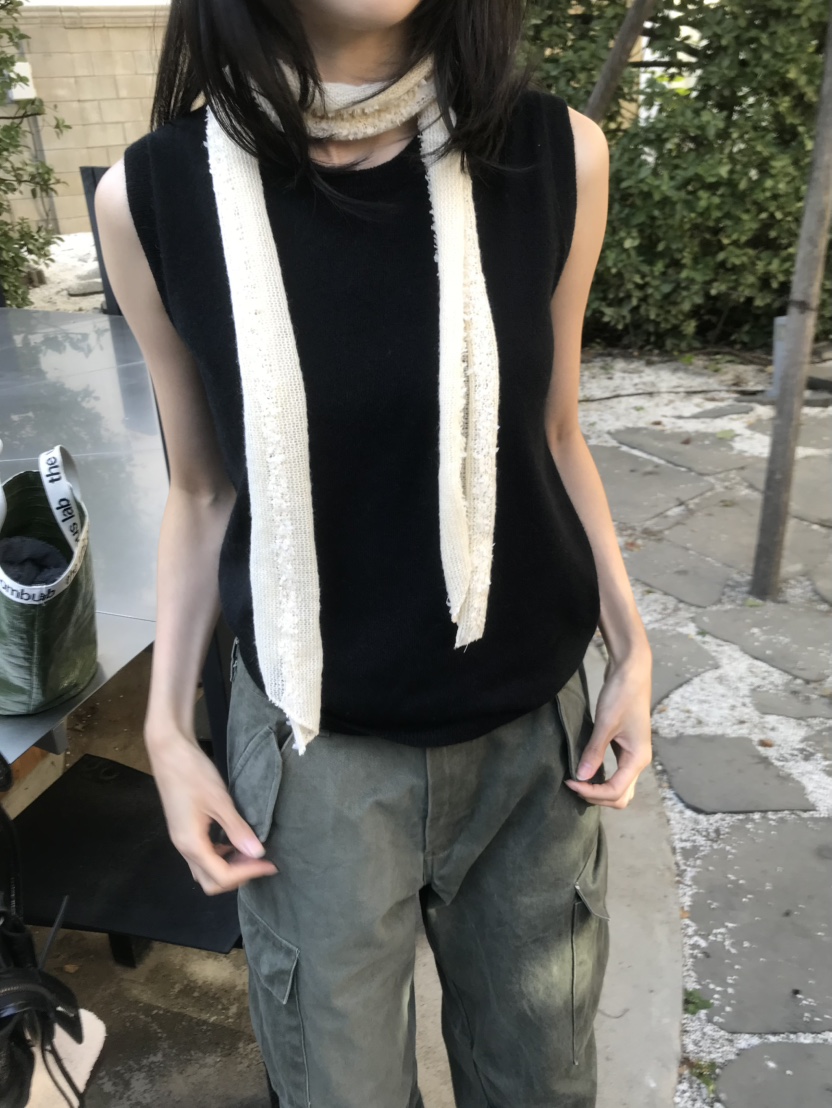 LOFN韓國直郵女裝新款休閑熱賣推薦時尚真品人氣吊帶背心LOFN吊帶/背心