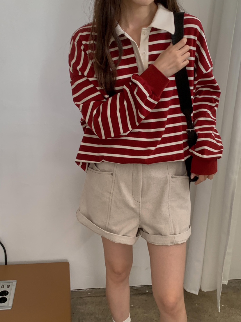 RE:FRESH-L東大門直郵女士新款推薦時尚休閑熱賣長袖T恤RE:FRESH-L長袖T恤