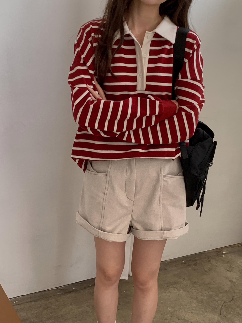 RE:FRESH-L東大門直郵女士新款推薦時尚休閑熱賣長袖T恤RE:FRESH-L長袖T恤