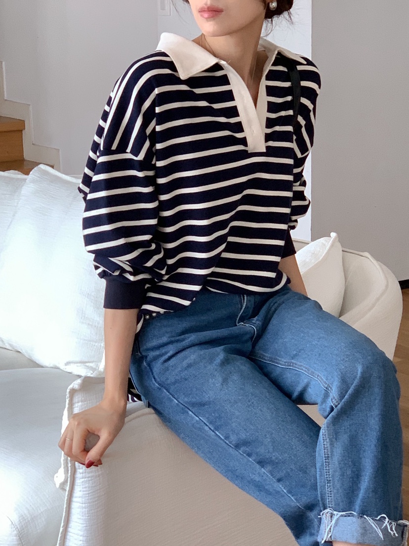 RE:FRESH-L東大門直郵女士新款推薦時尚休閑熱賣長袖T恤RE:FRESH-L長袖T恤