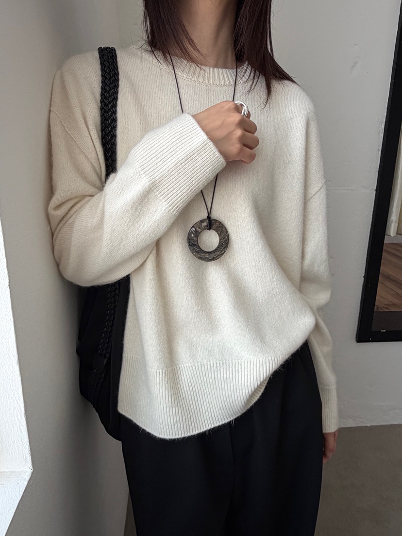 OP PER東大門代購女裝新品人氣休閑真品推薦針織衫狐貍絨OPPER-simplebeige針織衫