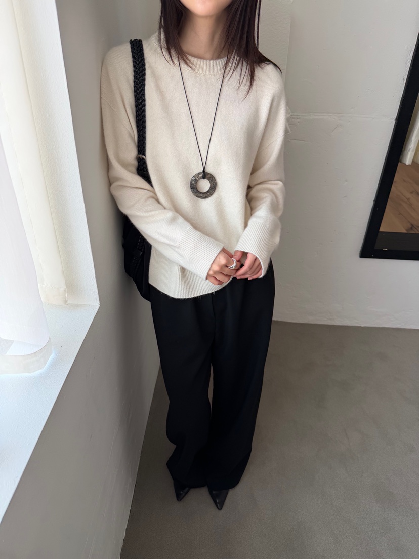 OP PER東大門代購女裝新品人氣休閑真品推薦針織衫狐貍絨OPPER-simplebeige針織衫