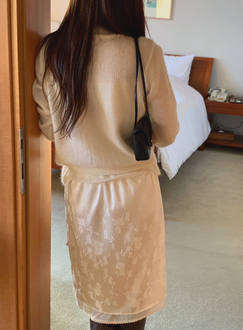 LA CREME韓國代購女裝新品推薦休閑真品針織衫馬海毛柔軟LA CREME針織衫