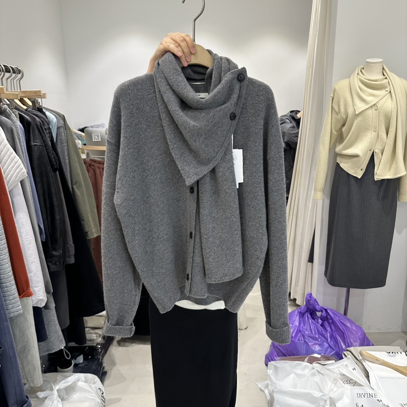 IRVINE東大門直郵女裝新品人氣時尚真品熱賣休閑推薦開衫IRVINE開衫圖色2