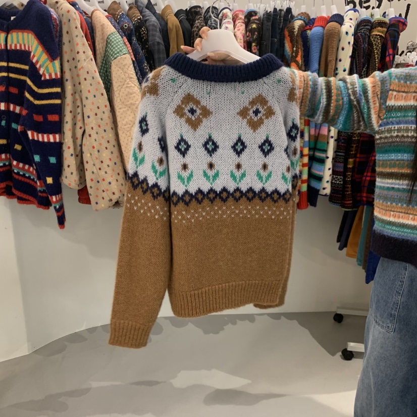 VENTI東大門實拍女裝新品真品推薦人氣休閑熱賣時尚毛衣VENTI毛衣