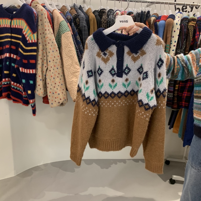 VENTI東大門實拍女裝新品真品推薦人氣休閑熱賣時尚毛衣VENTI毛衣圖色2