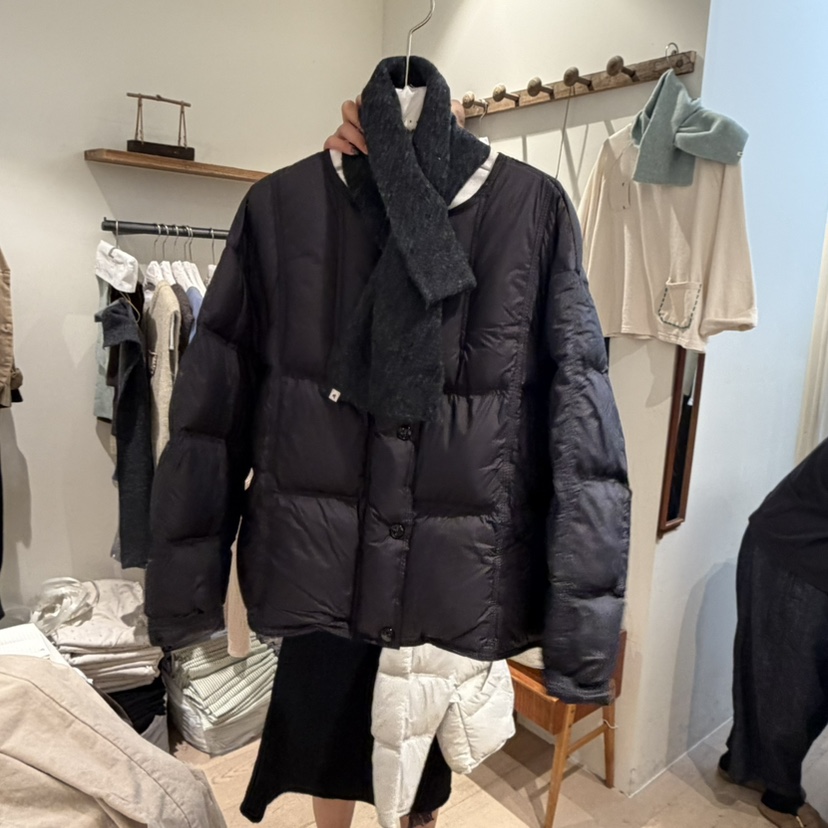 LE JARDINET東大門實拍女士新款休閑短款棉服不含圍巾羽絨服LE JARDINET短款棉服圖色1