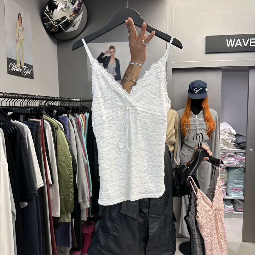 WAVE東大門實拍女士新款人氣熱賣真品休閑推薦時尚吊帶背心WAVE吊帶/背心圖色2