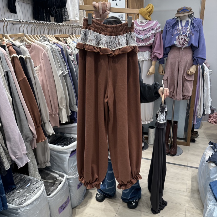 MARI CO東大門實拍女裝新品時尚人氣休閑熱賣真品休閑褲MARI CO休閑褲