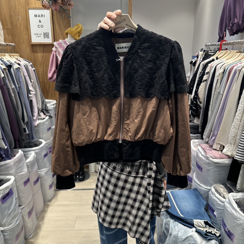 MARI CO東大門實拍女士新品時尚休閑推薦真品熱賣人氣夾克MARI CO夾克圖色2