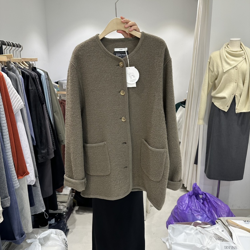 IRVINE韓國直郵女裝新品熱賣時尚人氣推薦休閑真品夾克IRVINE夾克圖色2