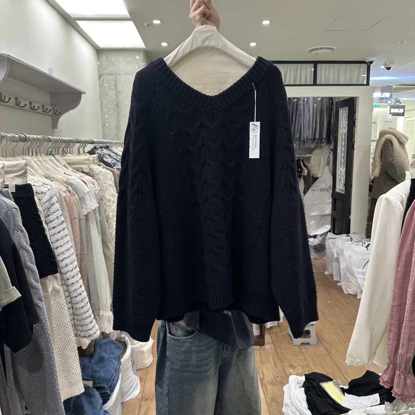 BY FLOW東大門實拍女裝新品休閑真品熱賣人氣推薦時尚毛衣BY FLOW毛衣