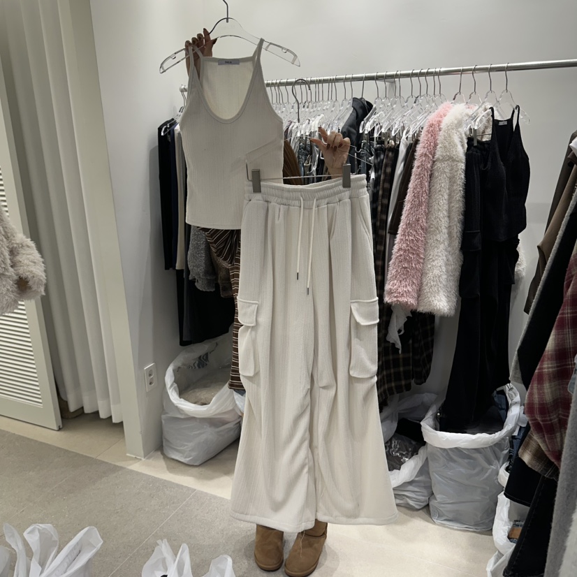 BAIE.38東大門實拍女裝新品休閑真品推薦時尚人氣套裝拉絨BAIE.38套裝圖色2