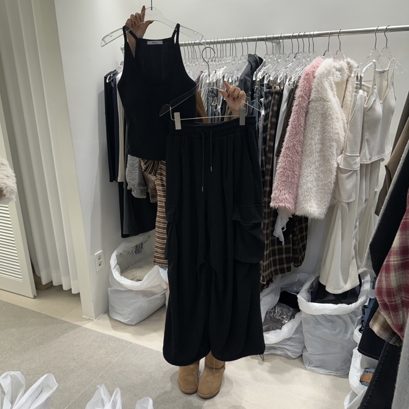 BAIE.38東大門實拍女裝新品休閑真品推薦時尚人氣套裝拉絨BAIE.38套裝圖色3