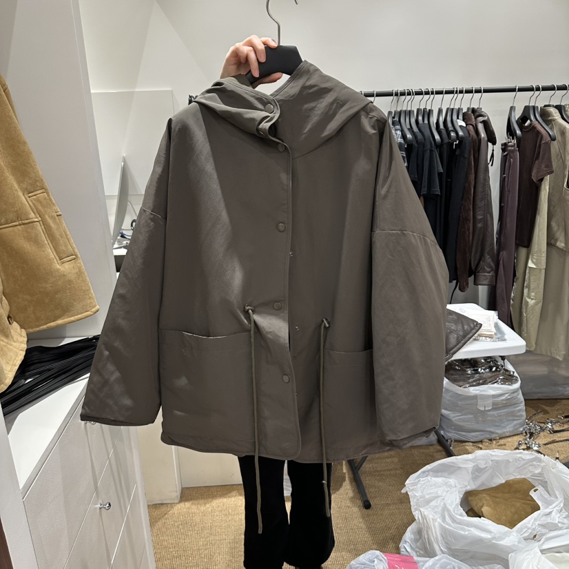 GARDEN LAYER東大門直郵女裝新款休閑短款羽絨服兩面穿雙面絎縫鵝絨GARDEN LAYER短款羽絨服